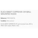 ELICA SWEET COPPER 85 CM WALL MOUNTED HOOD