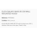 ELICA GALAXY WHIX WANDHAUBE 80 CM EEK C