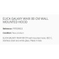 ELICA GALAXY WHIX 80 CM WALL MOUNTED HOOD