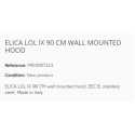 ELICA LOL IX 90 CM WALL MOUNTED HOOD