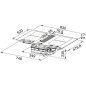 FRANKE MYTHOS FMY 8391 HI INDUCTION HOB WITH INTEGRATED HOOD 83 CM INSTALLATION MODE DUCT OUT