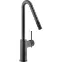 NOBILI RESPIRO SINGLE LEVER SINK MIXER TAP GRAFITE BRUSHED