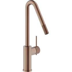 NOBILI RESPIRO GRIFO MONOCOMANDO PARA FREGADERO TABACCO MATT