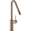 NOBILI RESPIRO SINGLE LEVER SINK MIXER TAP TABACCO MATT