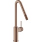 NOBILI RESPIRO SINGLE LEVER SINK MIXER TAP TABACCO MATT