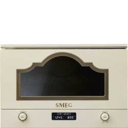 SMEG MP722PO MICROWAVE OVEN WITH ELECTRIC GRILL H 39 CM AESTHETIC CORTINA CREAM