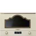 SMEG MP722PO MICROWAVE OVEN WITH ELECTRIC GRILL H 39 CM AESTHETIC CORTINA CREAM