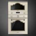 SMEG MP722PO MICROWAVE OVEN WITH ELECTRIC GRILL H 39 CM AESTHETIC CORTINA CREAM