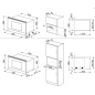 SMEG MP722PO MIKROWELLE + GRILL H 39 CM DESIGNLINIEN CORTINA CREME