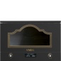 SMEG MP722AO MICROWAVE OVEN WITH ELECTRIC GRILL H 39 CM AESTHETIC CORTINA ANTHRACITE