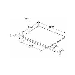 SIEMENS ED851HSB1E PIANO COTTURA A INDUZIONE VETROCERAMICA NERO 80 CM
