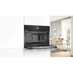 BOSCH CBG7341B1 KOMPAKTBACKOFEN HEIßLUFT SCHWARZ H 45 CM