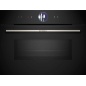BOSCH CMG7761B1 FOUR COMBINÉ À MICRO-ONDES PYROLYTIQUE H 45 CM NOIR