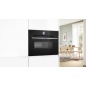BOSCH CMG7761B1 EINBAU KOMPAKT-MIKROWELLEN PYROLYTISCHER H 45 CM SCHWARZ