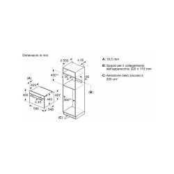 BOSCH CMG7761B1 EINBAU KOMPAKT-MIKROWELLEN PYROLYTISCHER H 45 CM SCHWARZ