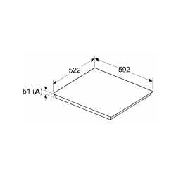 BOSCH INDUCTION HOB PVS631HB1E 60 CM BLACK GLASS