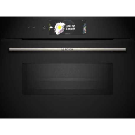BOSCH CMG778NB1 COMBI MICROWAVE PYROLYTIC OVEN H 45 CM BLACK