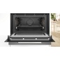 BOSCH CMG778NB1 COMBI MICROWAVE PYROLYTIC OVEN H 45 CM BLACK