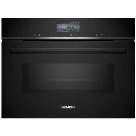 SIEMENS CM776G1B1 COMBI MICROWAVE PYROLYTIC OVEN H 45 CM BLACK
