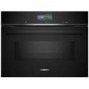 SIEMENS CM776G1B1 COMBI MICROWAVE PYROLYTIC OVEN H 45 CM BLACK