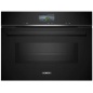 SIEMENS CM776G1B1 EINBAU KOMPAKT-MIKROWELLEN PYROLYTISCHER H 45 CM SCHWARZ