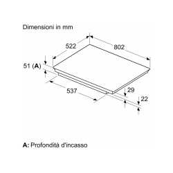 TABLE DE CUISSON INDUCTION BOSCH PVS83KHC1E 80 CM