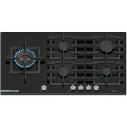 BOSCH GAS HOB PRS9A6H40 BLACK GLASS 90 CM