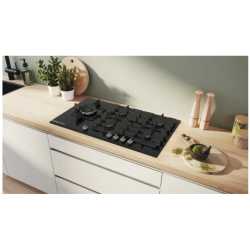BOSCH GAS HOB PRS9A6H40 BLACK GLASS 90 CM