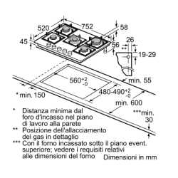 ENCIMERA DE COCCIÓN SIEMENS ER7A6RH40 CRISTAL NEGRO 75 CM