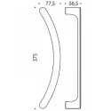 COLOMBO DESIGN ONE/ONEQ MOOD COLLECTION PULL HANDLE WITHOUT ROSES