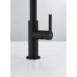 FRANKE MARIS SLIM SEMI-PRO ROBINET MITIGEUR MONOCOMMANDE AVEC DOUCHETTE NOIR MAT