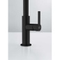 FRANKE MARIS SLIM SEMI-PRO ROBINET MITIGEUR MONOCOMMANDE AVEC DOUCHETTE NOIR MAT