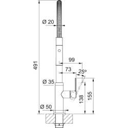 FRANKE MARIS SLIM SEMI-PRO EINHAND SPÜLTISCHMISCHER SCHWARZ MATT
