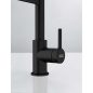 FRANKE LINA SEMI-PRO ROBINET MITIGEUR MONOCOMMANDE AVEC DOUCHETTE NOIR MAT