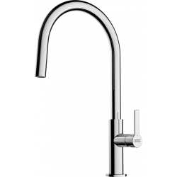 FRANKE MARIS SLIM J SINGLE LEVER SINK MIXER TAP WITH PULL OUT SPRAY CHROME