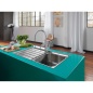 FRANKE MARIS SLIM J GRIFO MONOCOMANDO PARA FREGADERO CROMO