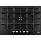 FRANKE SMART 750 GAS HOB BLACK GLASS 75 CM