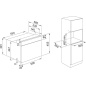 FRANKE MARIS FMA 45 MW XS HORNO COMBINADO MICROONDAS H 45 CM ACERO INOXIDABLE SATINADO