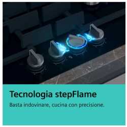SIEMENS GAS HOB EP6A6HB20 BLACK GLASS 60 CM