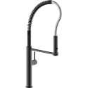 NOBILI ACQUERELLI ROBINET MITIGEUR MONOCOMMANDE AVEC DOUCHETTE À 2 JET ORIENTABLE GRAFITE BROSSÉ