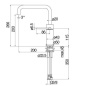 NOBILI VELIS SINGLE LEVER SINK MIXER TAP CHROME