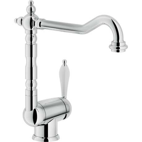 NOBILI ANTICA UNDER WINDOW KITCHEN SINGLE LEVER SINK MIXER TAP CHROME