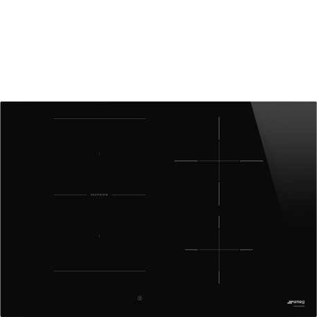 SMEG SI1M4744D INDUCTION HOB BLACK CERAMIC GLASS 75 CM