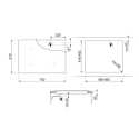 SMEG SI1M4744D INDUKTIONSKOCHFELD SCHWARZ 75 CM