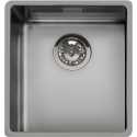 SMEG VSTR34DKX MIRA UNDERMOUNTED KITCHEN SINK SINGLE BOWL BLACK 34 CM