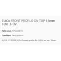 ELICA SICHTBARES FRONTALPROFIL OBEN 18mm FÜR LHOV