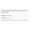ELICA FRONT PROFILE ON TOP 38mm FOR LHOV