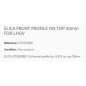 ELICA FRONT PROFILE ON TOP 50mm FOR LHOV