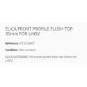 ELICA SICHTBARES FRONTALPROFIL FLÄCHENBÜNDIGER EINBAU 30mm FÜR LHOV