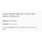 ELICA FRONT PROFILE FLUSH TOP 30mm FOR LHOV